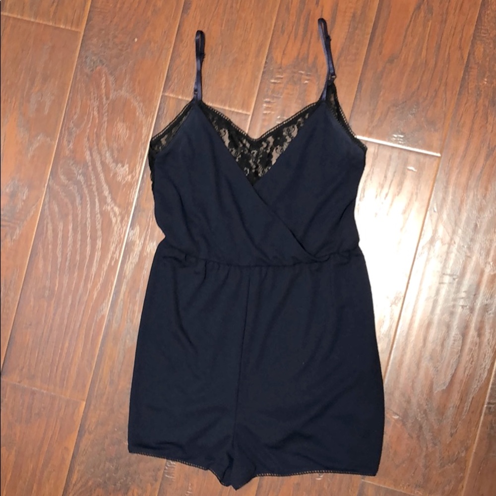 H&M navy romper